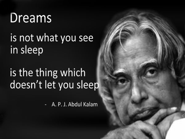 APJ Abdul Kalam Inspirational Quotes