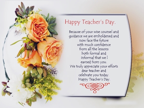 Teachers day wishes