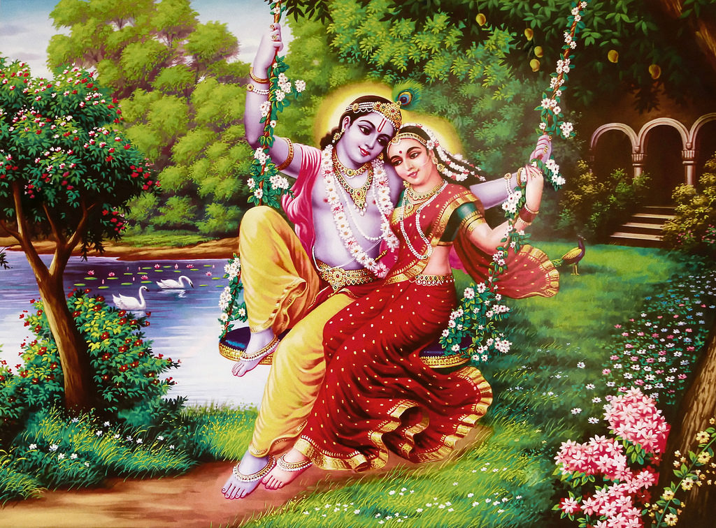 48 Wallpaper Radhe Krishna Romantic HD Terbaik